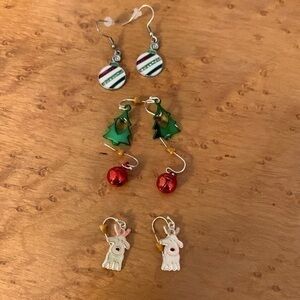 Christmas earrings